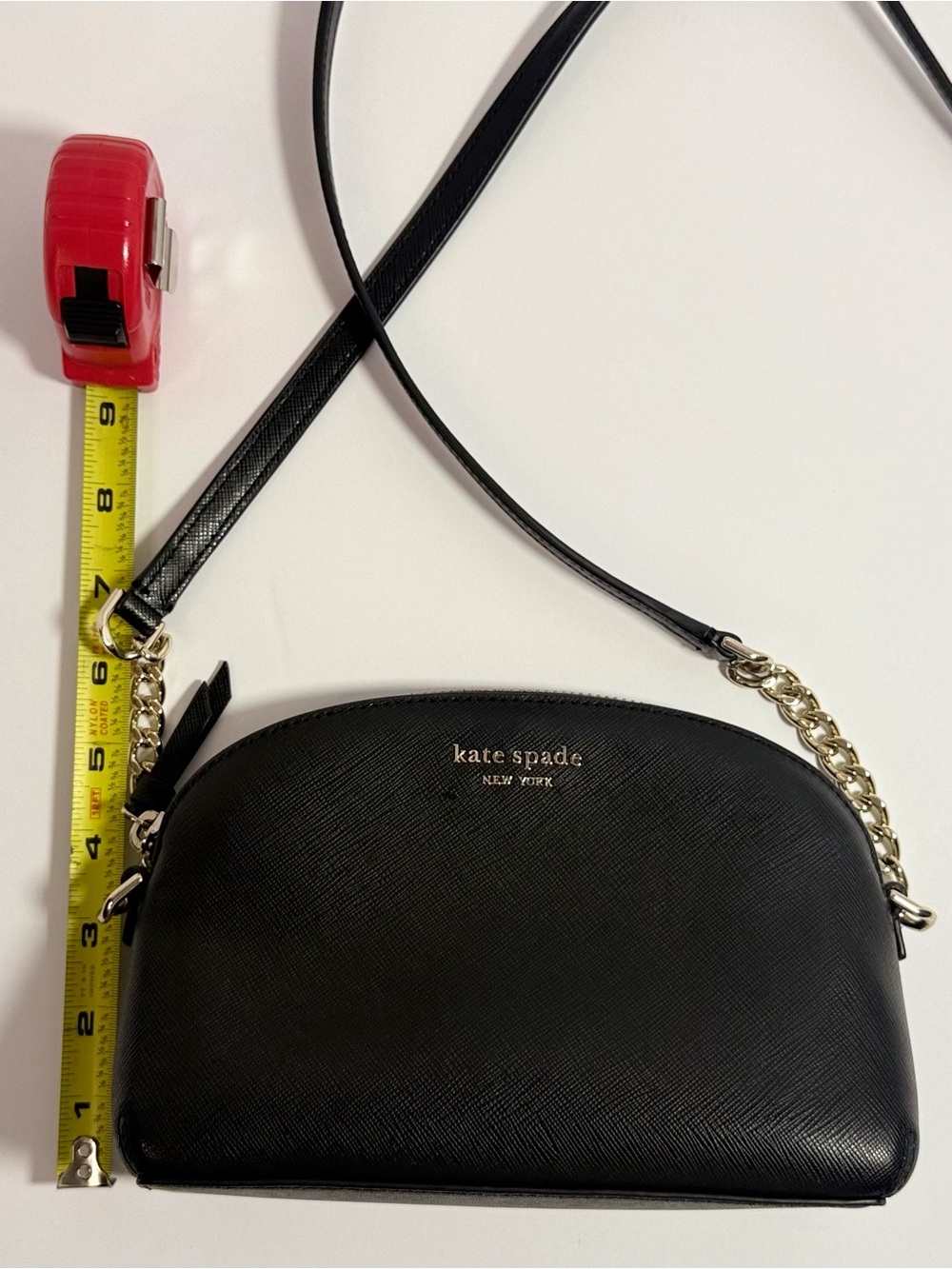 kate spade Black Dome Crossbody with Chain Strap - Picture 5 of 8